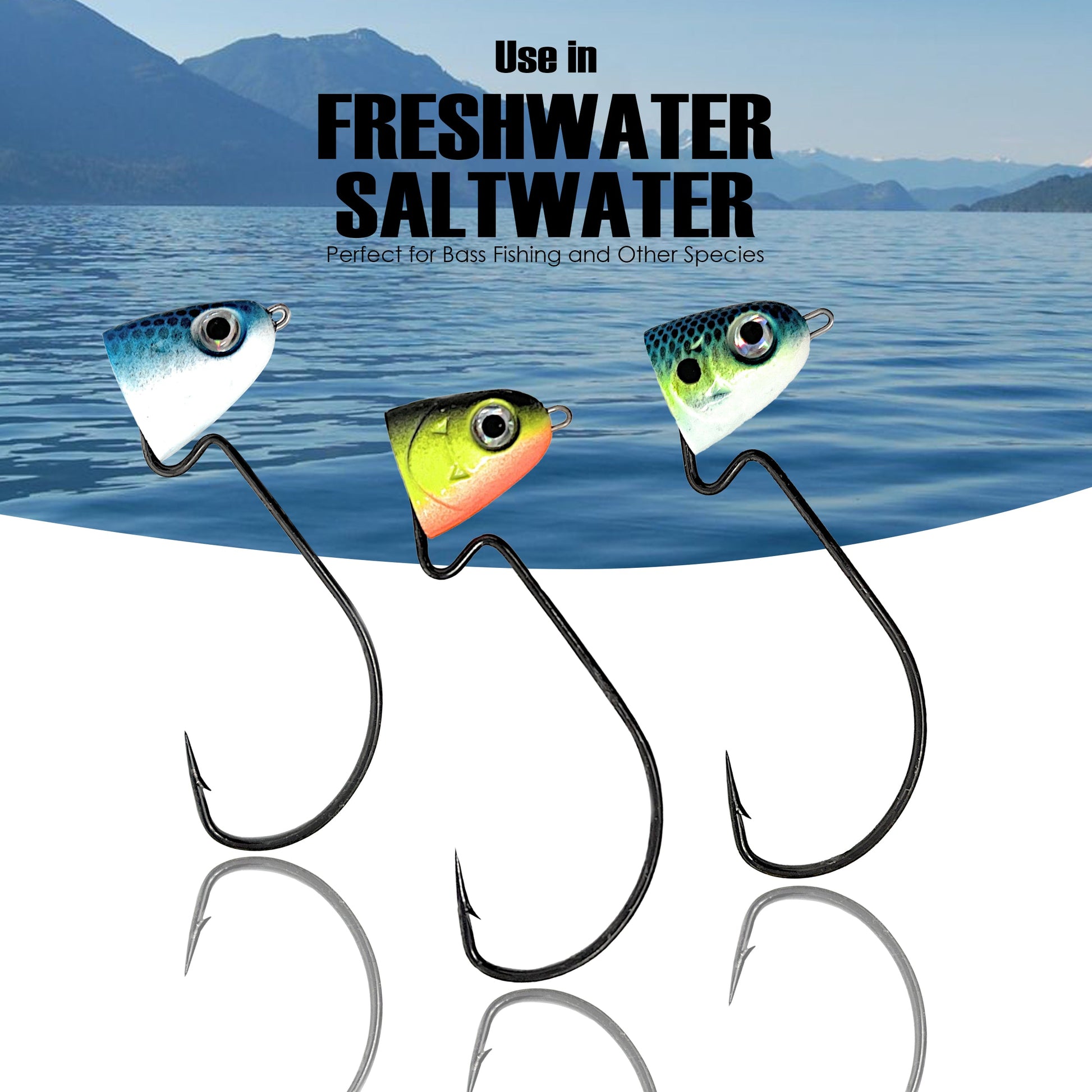 Reaction Tackle Tungsten Swing/ Swimbait Jig Heads - Tampa Home & Garden Store