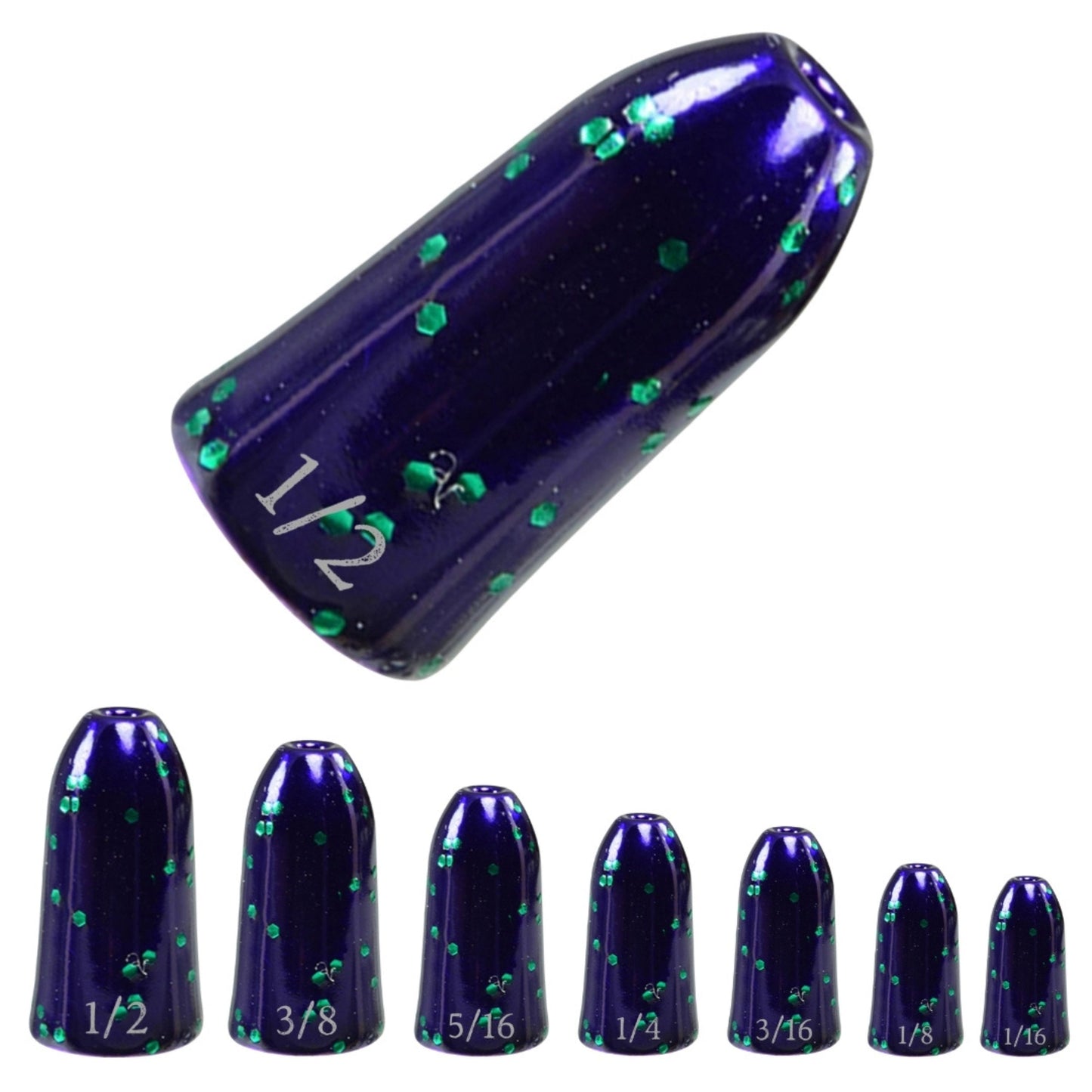 Reaction Tackle Tungsten Worm Weights / Bullet Shaped Sinkers - Tampa Home & Garden Store