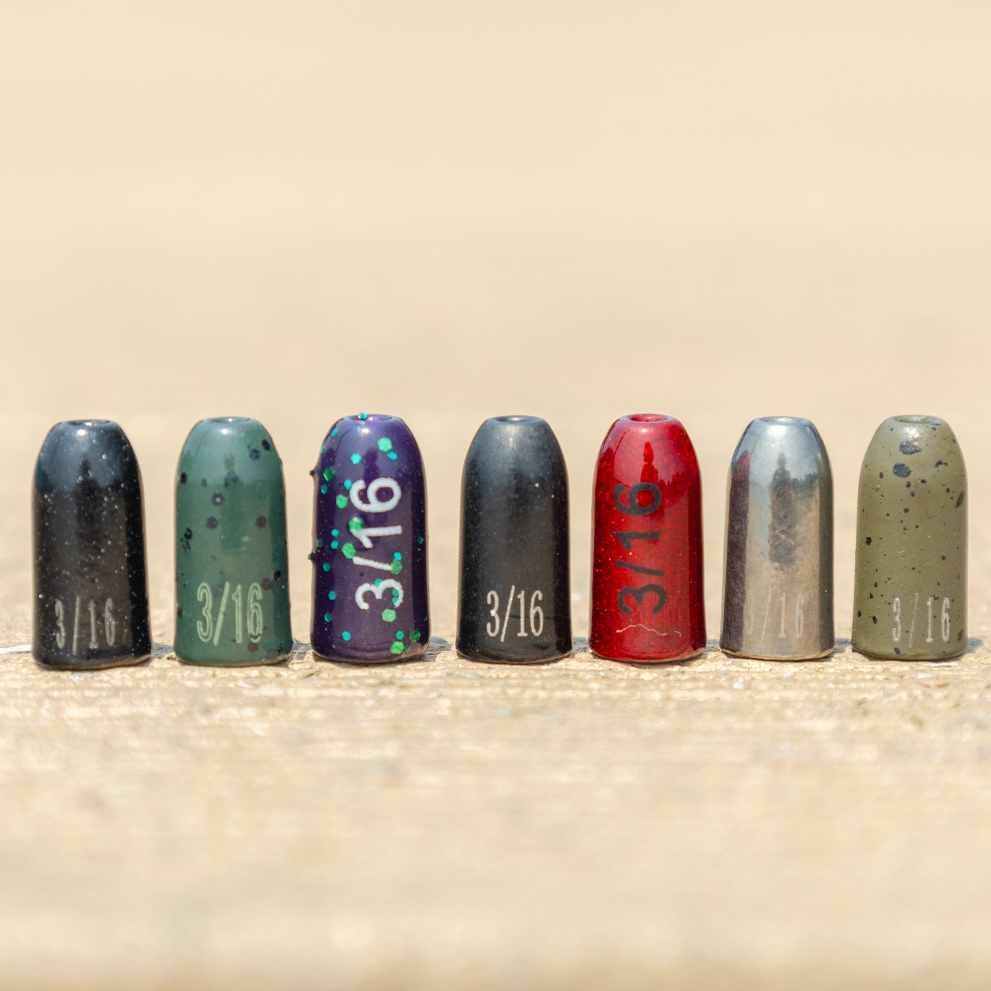 Reaction Tackle Tungsten Worm Weights / Bullet Shaped Sinkers - Tampa Home & Garden Store