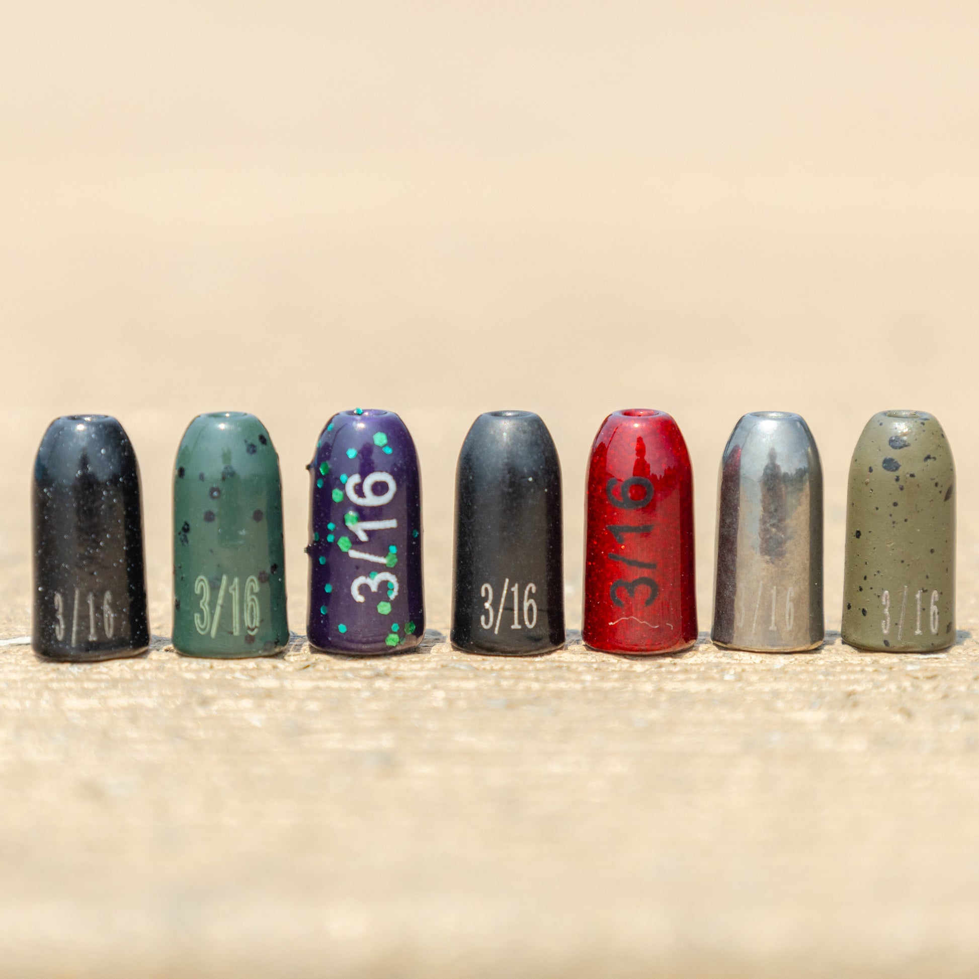 Reaction Tackle Tungsten Worm Weights / Bullet Shaped Sinkers - Tampa Home & Garden Store