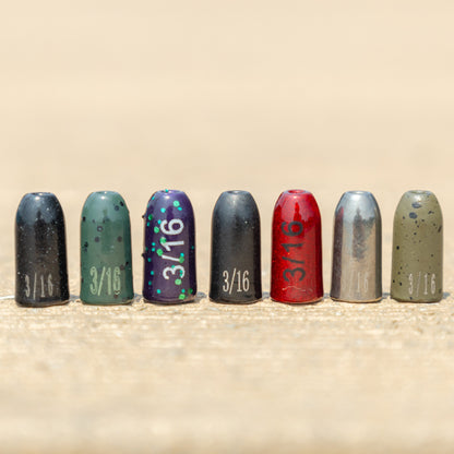 Reaction Tackle Tungsten Worm Weights / Bullet Shaped Sinkers - Tampa Home & Garden Store