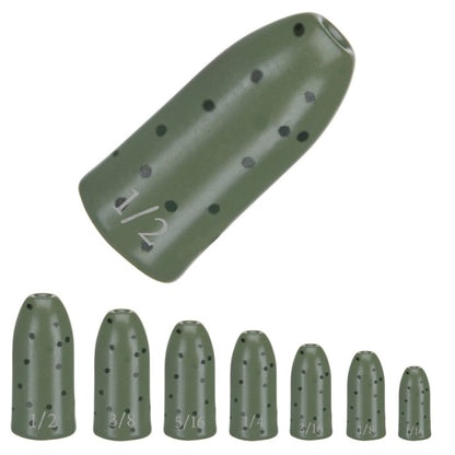 Reaction Tackle Tungsten Worm Weights / Bullet Shaped Sinkers - Tampa Home & Garden Store