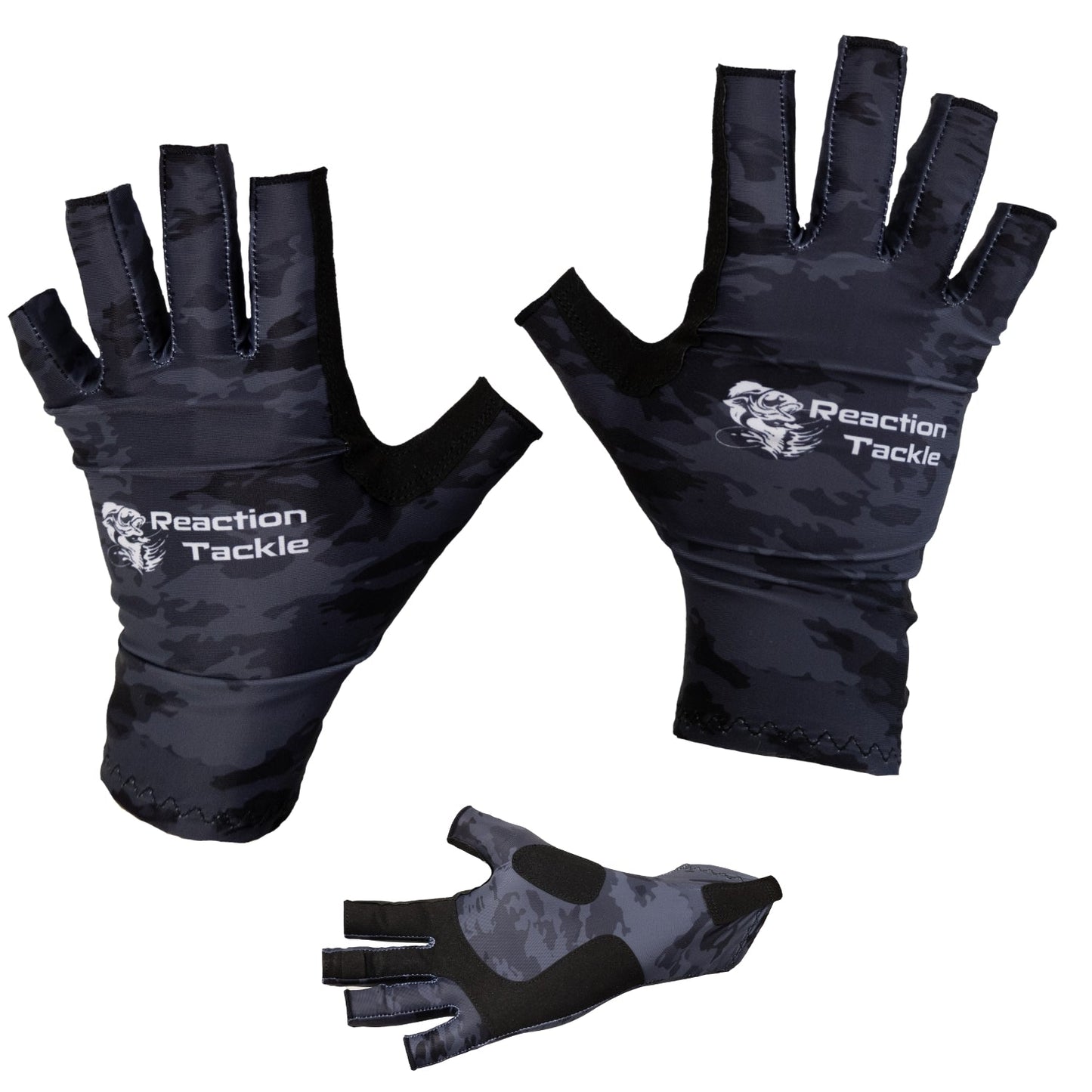 Reaction Tackle UV Fishing Gloves UPF 50+ - Tampa Home & Garden Store