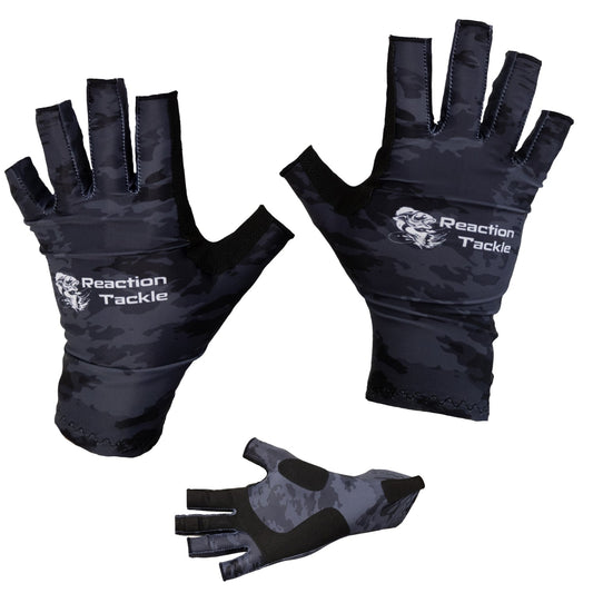 Reaction Tackle UV Fishing Gloves UPF 50+ - Tampa Home & Garden Store
