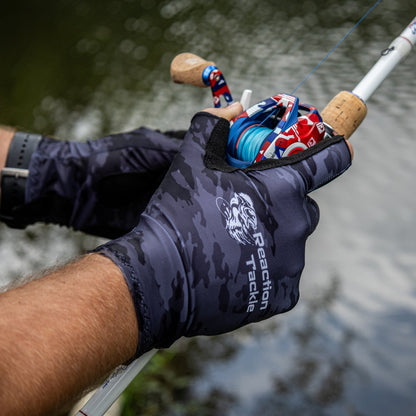 Reaction Tackle UV Fishing Gloves UPF 50+ - Tampa Home & Garden Store