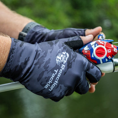 Reaction Tackle UV Fishing Gloves UPF 50+ - Tampa Home & Garden Store