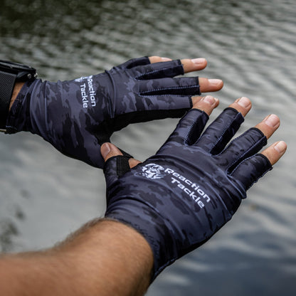 Reaction Tackle UV Fishing Gloves UPF 50+ - Tampa Home & Garden Store