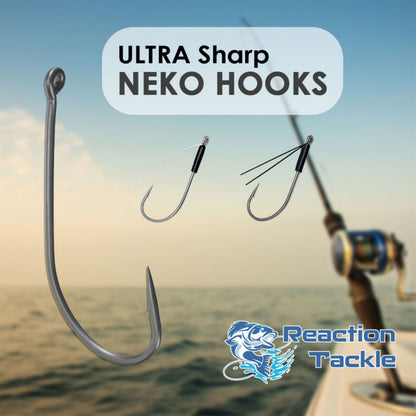 Reaction Tackle Wacky Neko Hooks- 25 Pack - Tampa Home & Garden Store