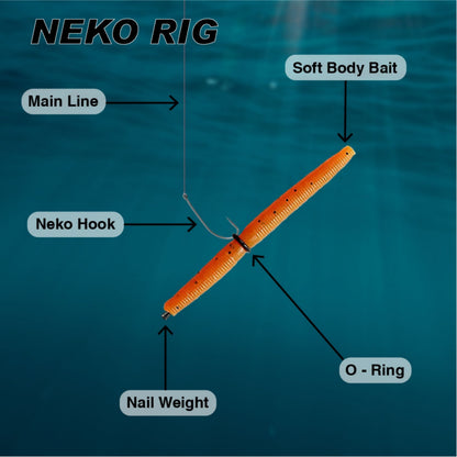 Reaction Tackle Wacky Neko Hooks- 25 Pack - Tampa Home & Garden Store