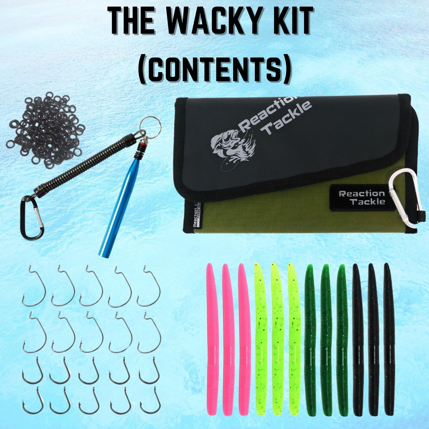 Reaction Tackle Wacky Worm Tools, Sets and Kits - Tampa Home & Garden Store