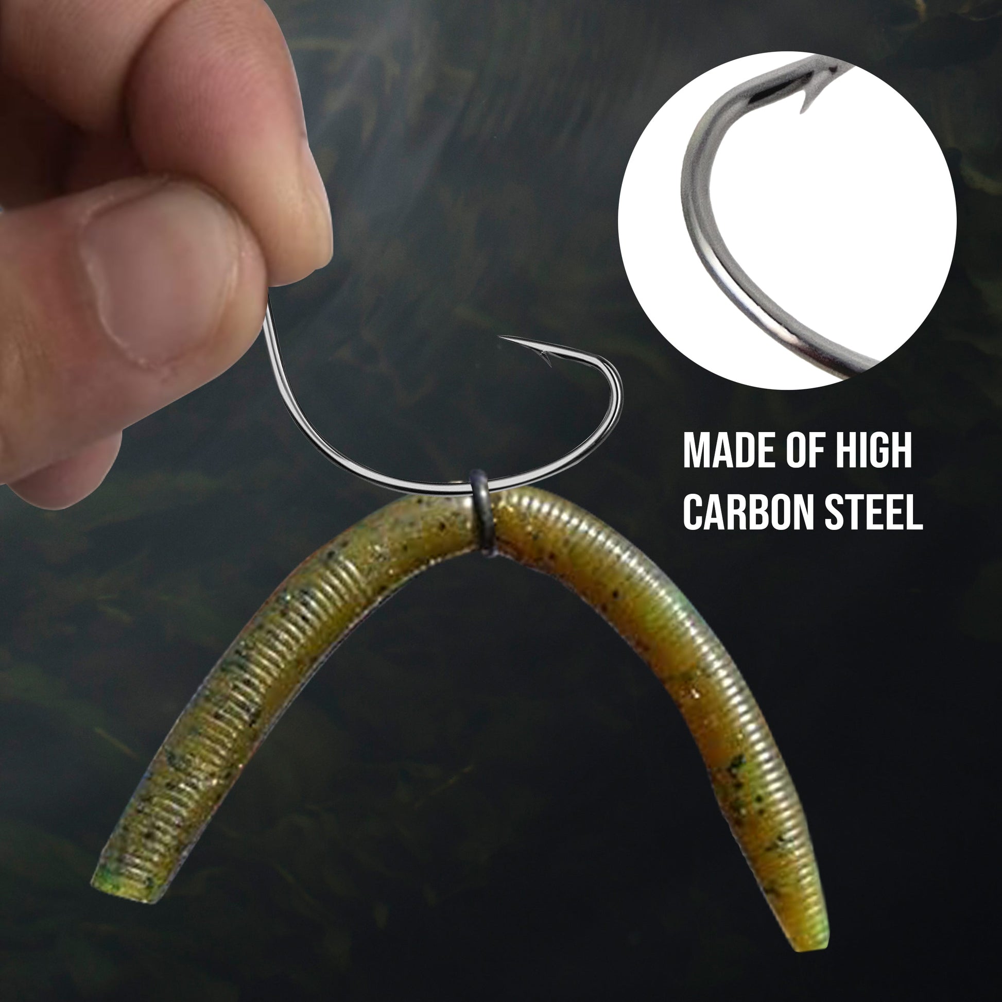 Reaction Tackle Wide Gap Wacky Hooks (25-PACK) - Tampa Home & Garden Store