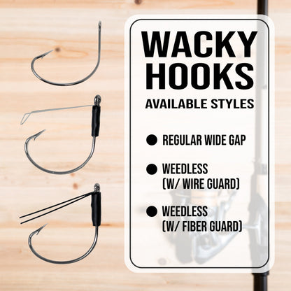 Reaction Tackle Wide Gap Wacky Hooks (25-PACK) - Tampa Home & Garden Store