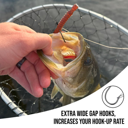 Reaction Tackle Wide Gap Wacky Hooks (25-PACK) - Tampa Home & Garden Store