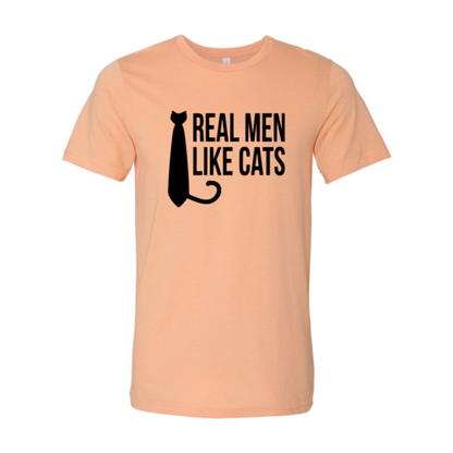 Real Men Like Cat T-Shirt - Tampa Home & Garden Store