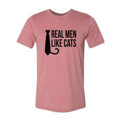 Real Men Like Cat T-Shirt - Tampa Home & Garden Store