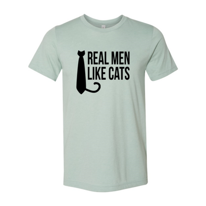Real Men Like Cat T-Shirt - Tampa Home & Garden Store
