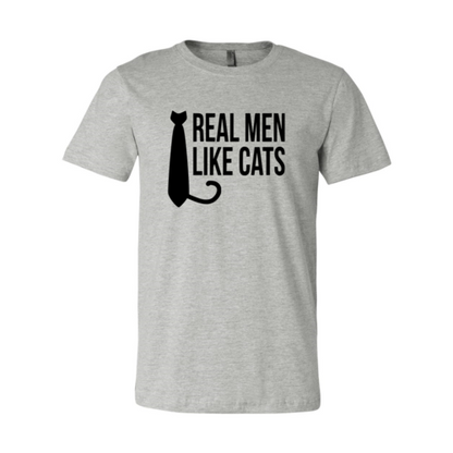 Real Men Like Cat T-Shirt - Tampa Home & Garden Store