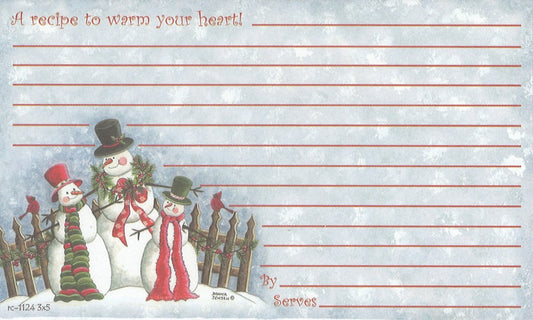 Recipe Cards - 3x5 - Top Hats and Trimmings - Tampa Home & Garden Store