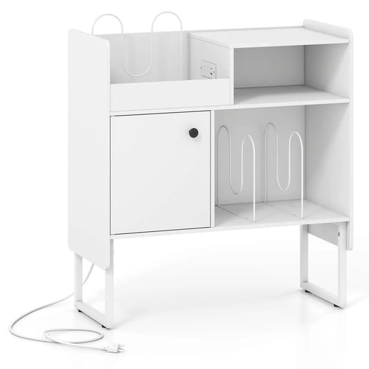 Record Player Stand with power outlets and vinyl rack for 250 albums DirectDeals cabinet on Tampa Home & Garden Store