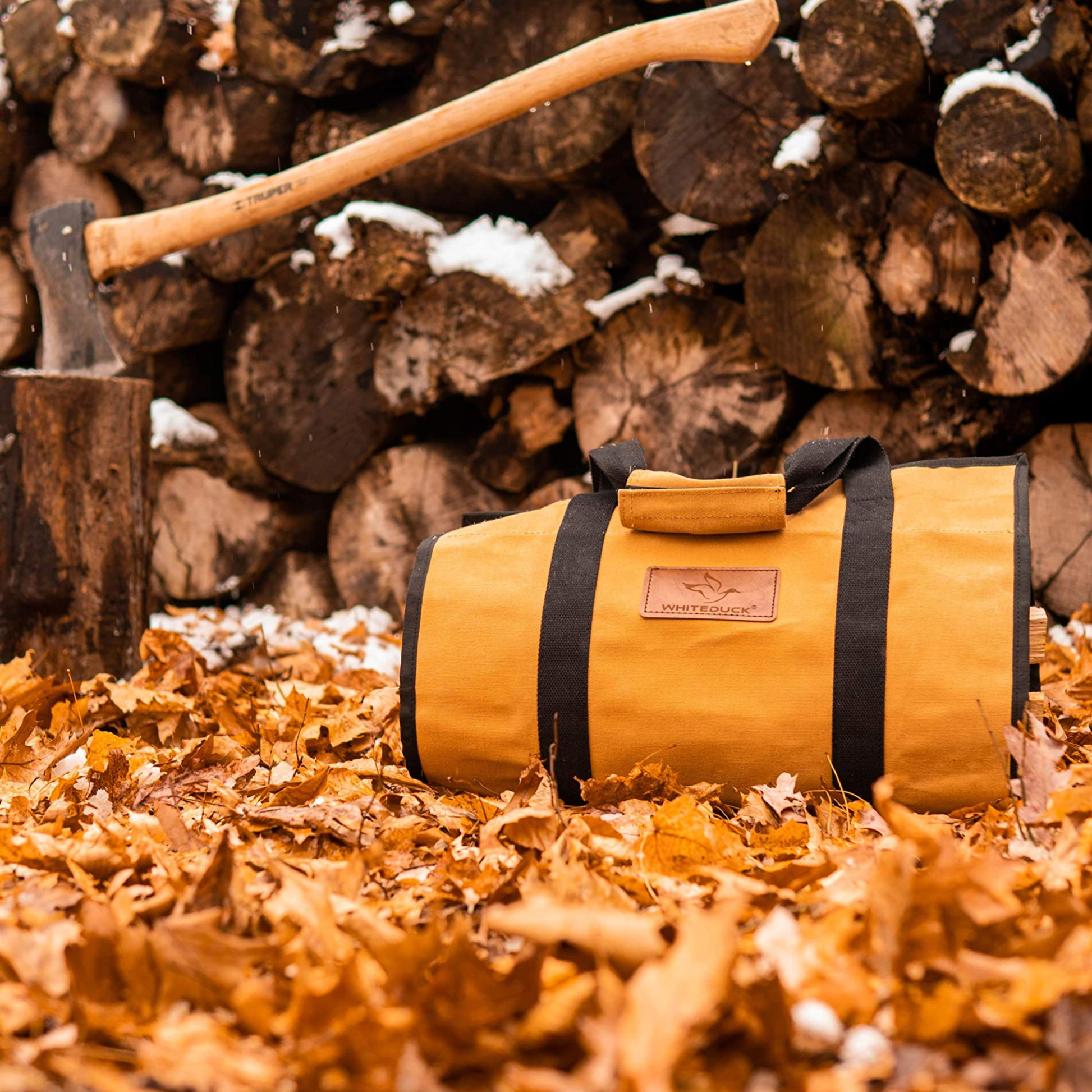 Rectangle Canvas Firewood Log Carriers - Tampa Home & Garden Store