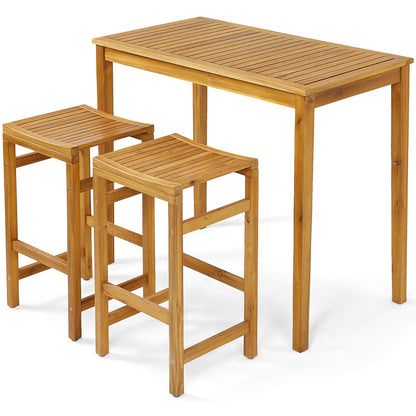 Rectangular Indoor and Outdoor Bar Height Table for Garden - Tampa Home & Garden Store