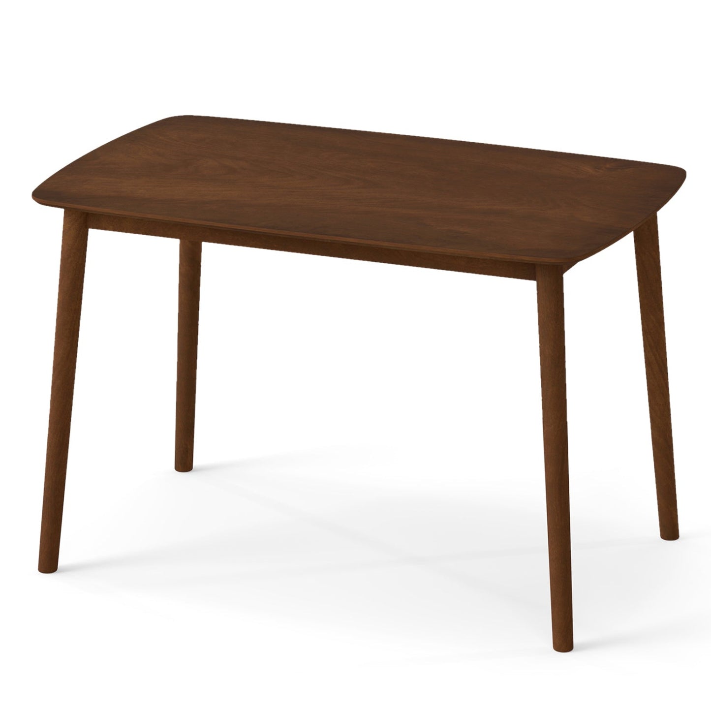 Rectangular dining table for 4 in coffee finish with tapered wooden legs DirectDeals on Tampa Home & Garden Store