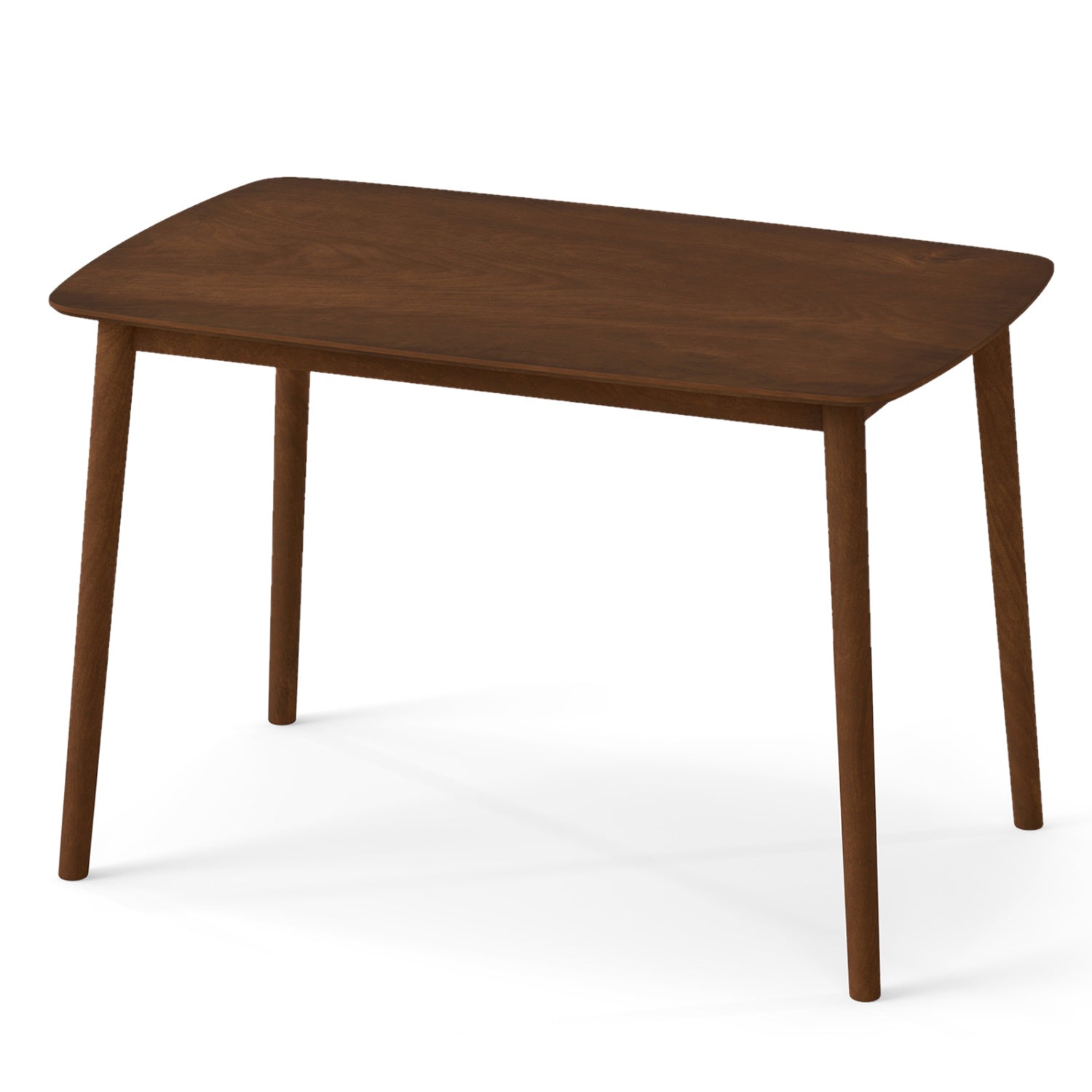 Rectangular dining table for 4 in coffee finish with tapered wooden legs DirectDeals on Tampa Home & Garden Store