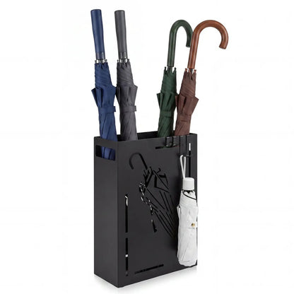 Rectangular Umbrella Stand with Drip Tray