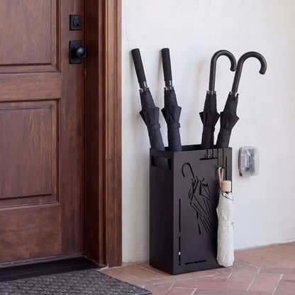 Rectangular Umbrella Stand with Drip Tray