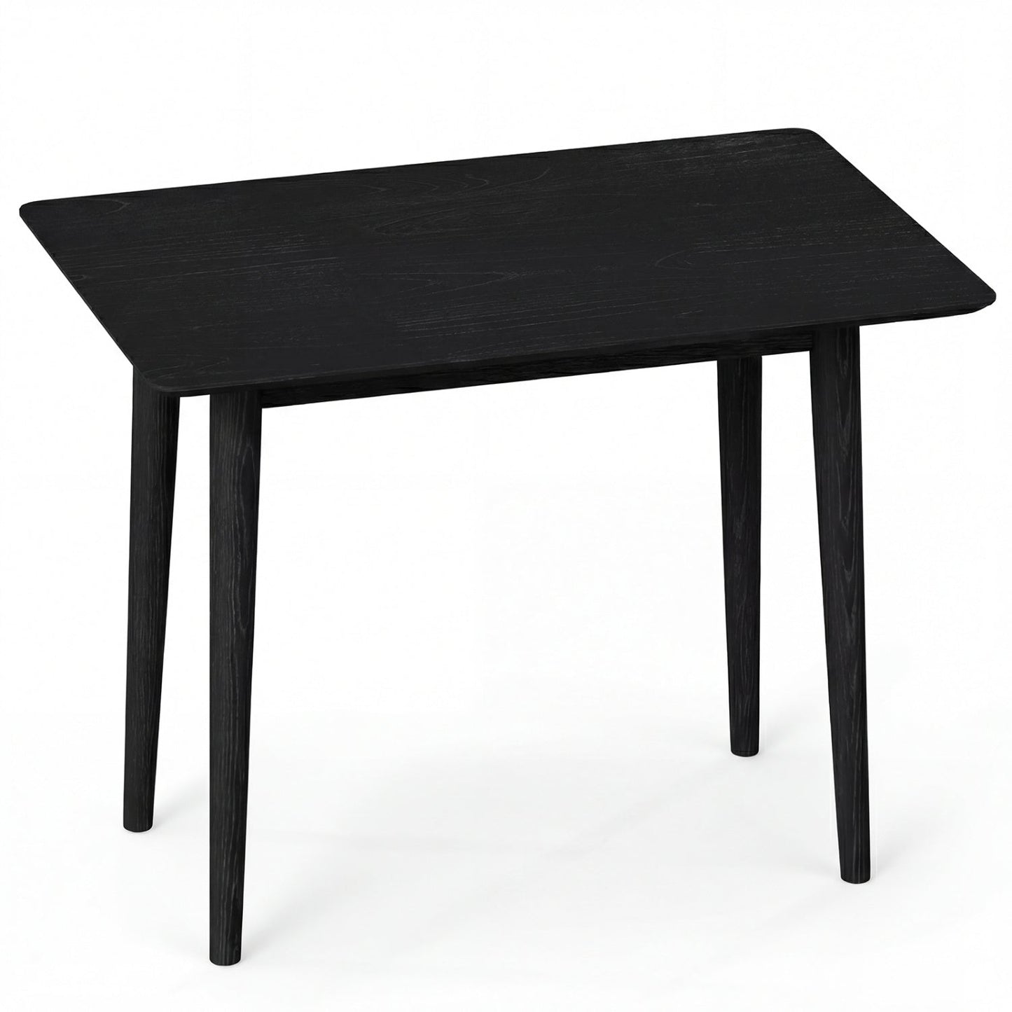 Rectangular Wooden Dining Table for 2-4 34 Inch Farmhouse Solid Wood Kitchen Table