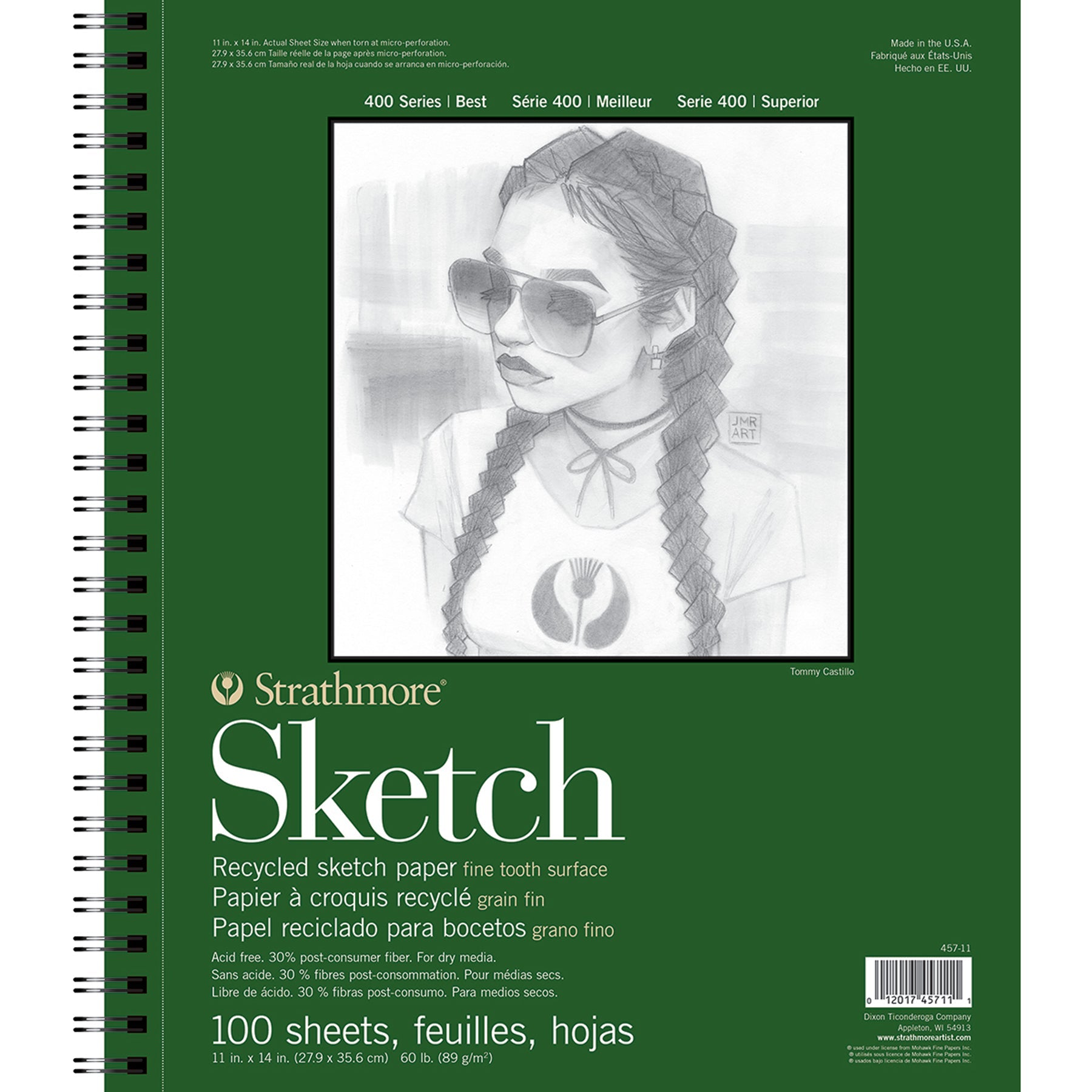 Recycled Paper Pad, 400 Series, 100 Sheets, 11" X 14" - Tampa Home & Garden Store