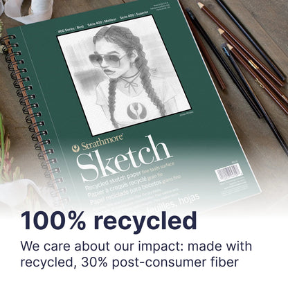 Recycled Paper Pad, 400 Series, 100 Sheets, 11" X 14" - Tampa Home & Garden Store