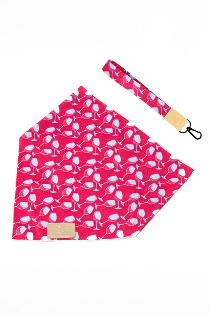 Red Mountain Syrah Dog Bandana & Matching Keychain - Tampa Home & Garden Store