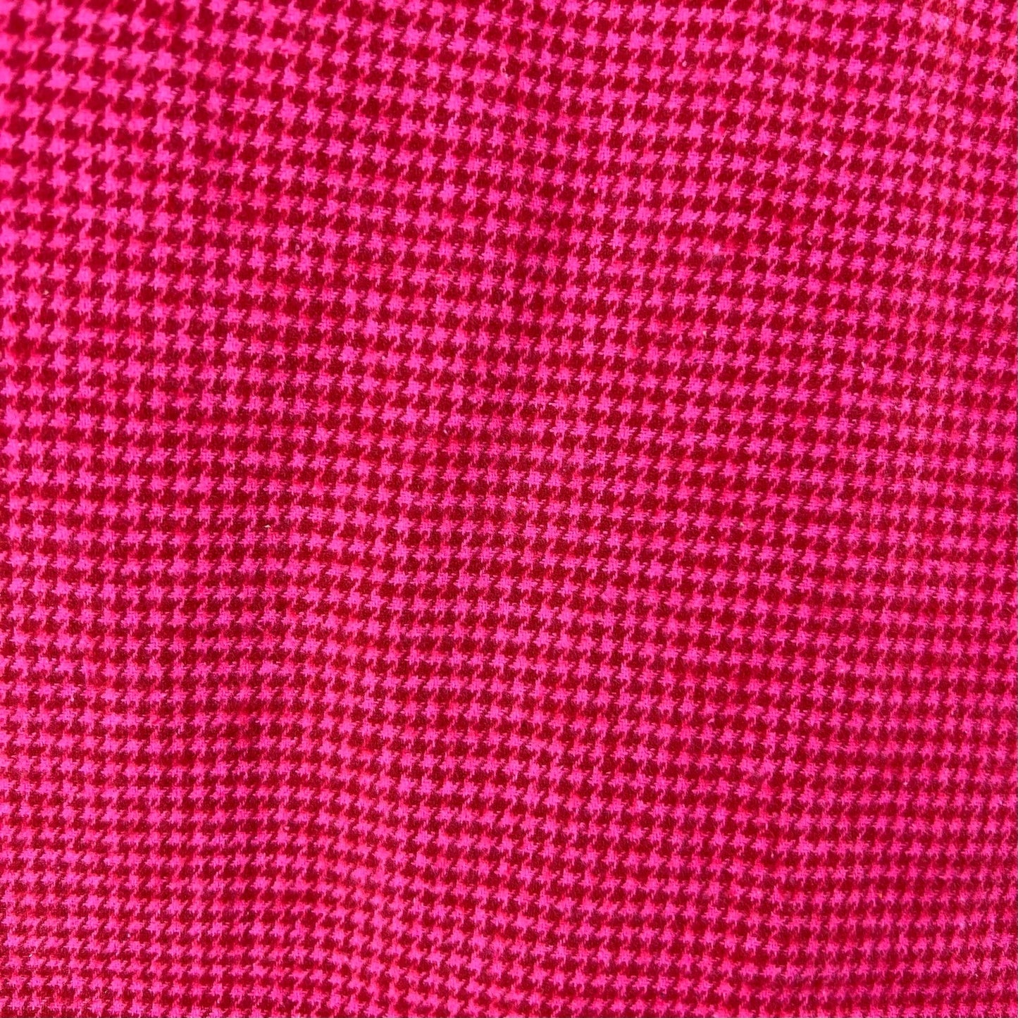 Red and Bright Pink Houndstooth Plaid Flannel Infinity or Blanket Scarf - Tampa Home & Garden Store