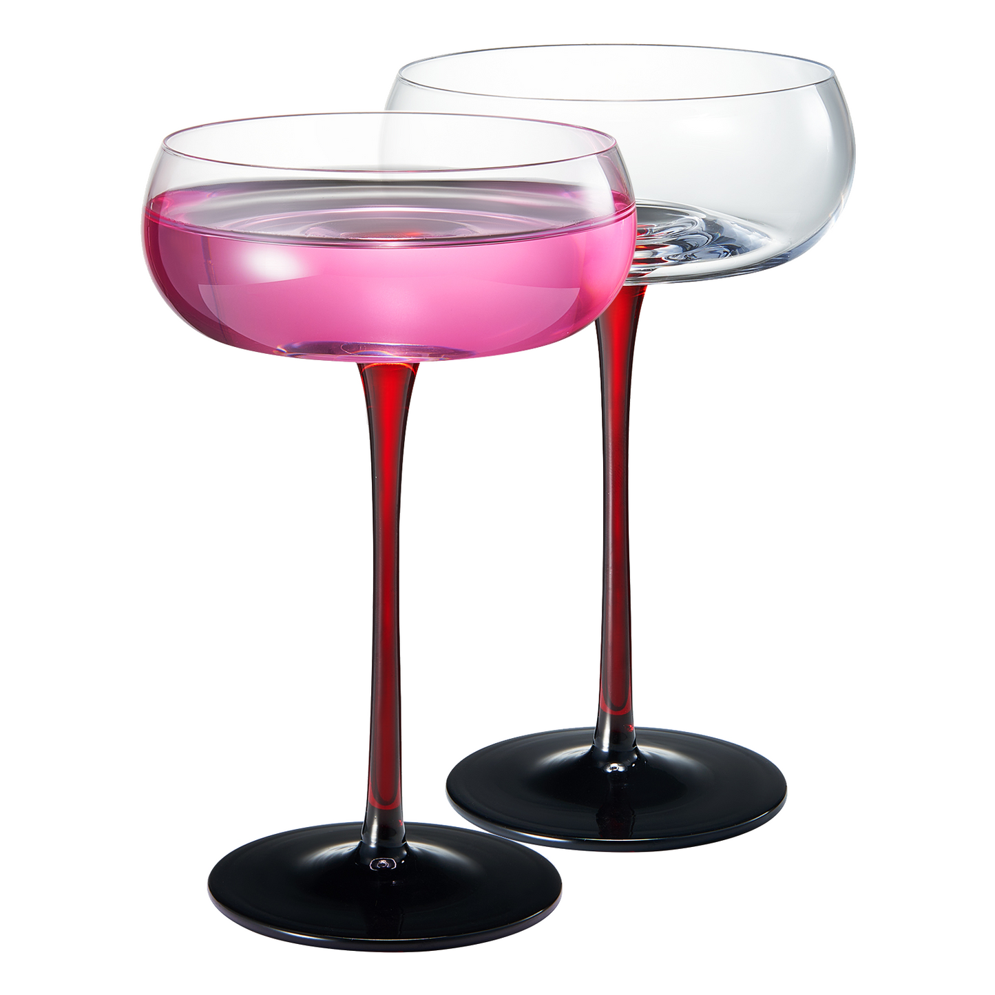 Venice Champagne Coupe Cocktail Glasses Set of 2