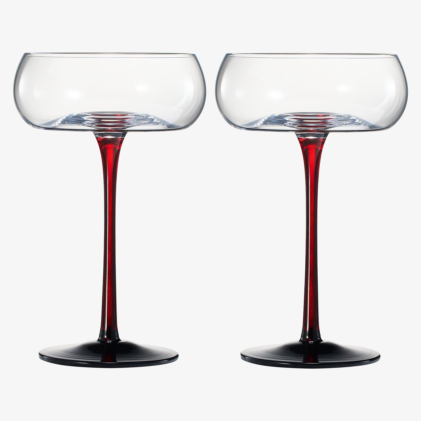 Venice Champagne Coupe Cocktail Glasses Set of 2