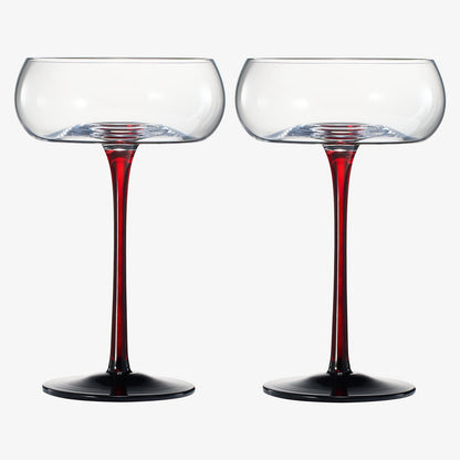 Venice Champagne Coupe Cocktail Glasses Set of 2