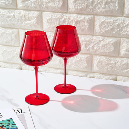 Stagioni Stemmed Wine Glasses Holiday Set of 2