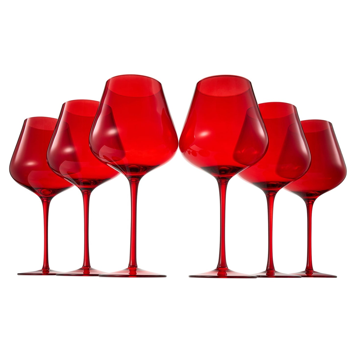 Stagioni Holiday Stemmed Wine Glassware Set of 6