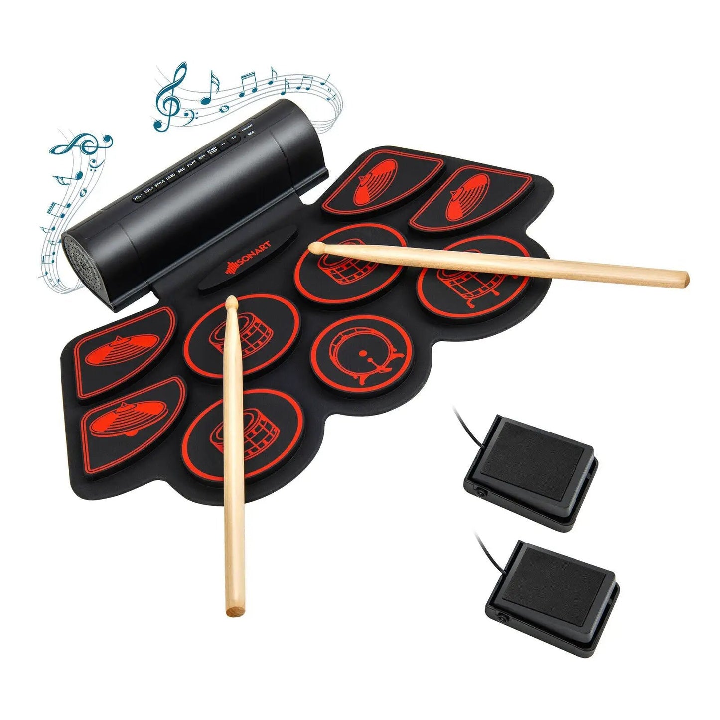 24 Inch Compost Spreader with Adjustable Handle