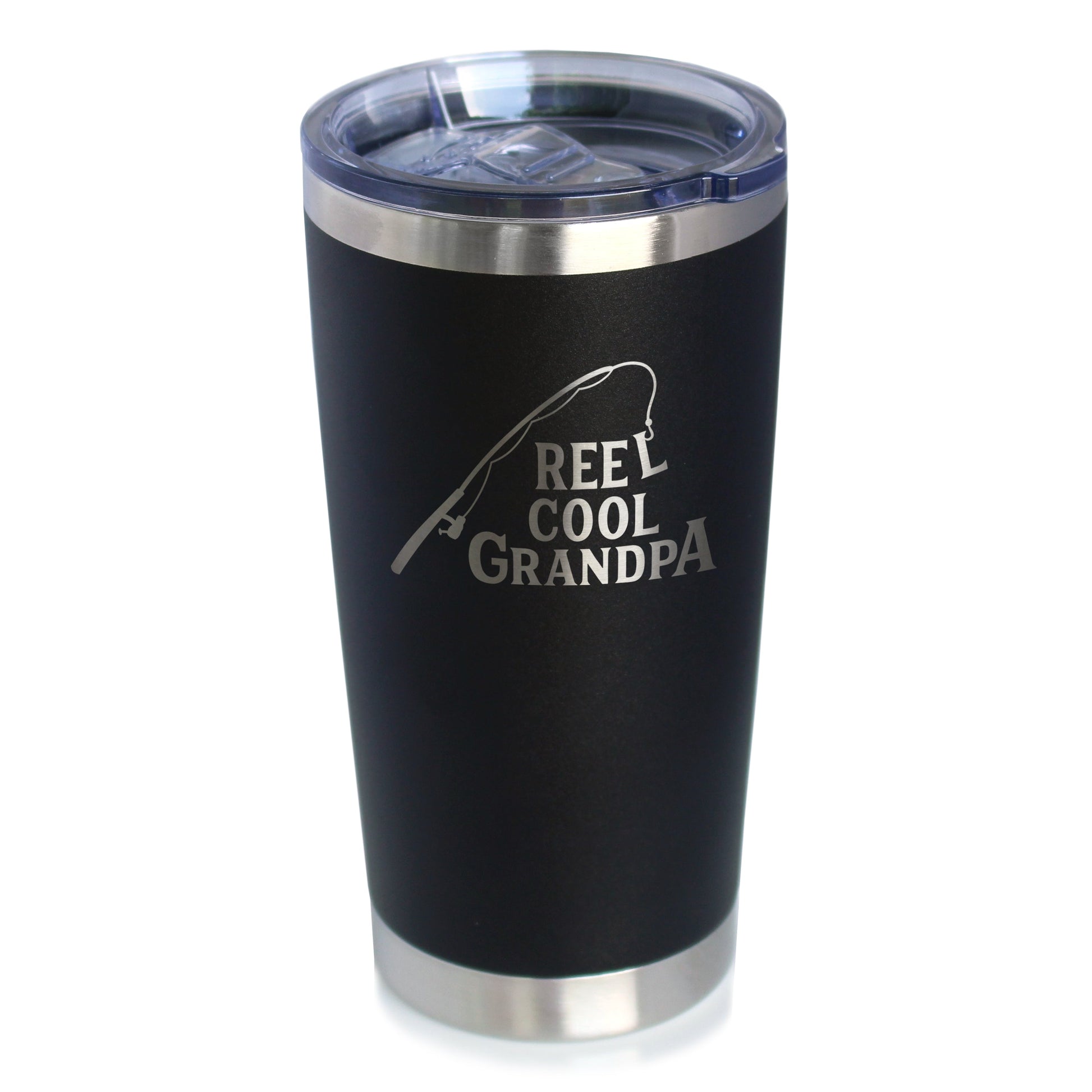 Reel Cool Grandpa - 20 oz Coffee Tumbler - Tampa soil911.com