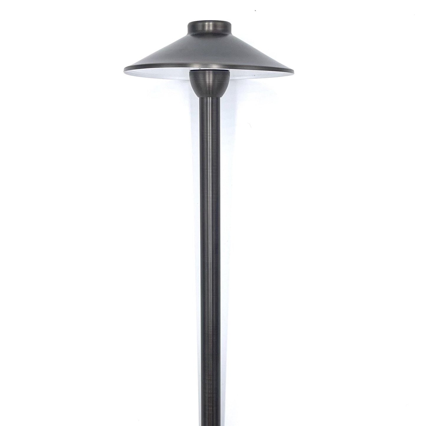 Rein Brown Brass Path Light Low Voltage Outdoor Lighting - Tampa soil911.com