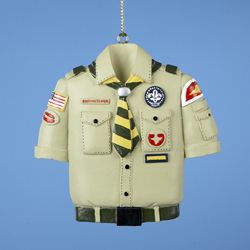 Resin Boy Scout Tan Shirt Ornament - 3.25" - Tampa Home & Garden Store