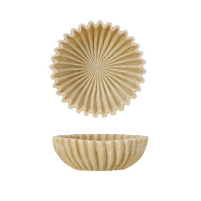 Resin Pleated Bowl - Tampa Home & Garden Store