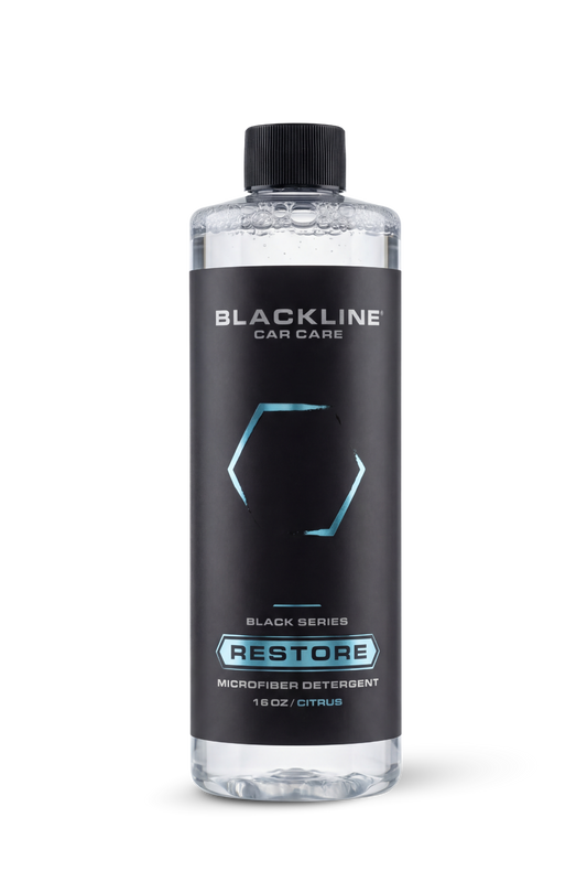 Restore microfiber detergent bottle Blackline Car Care Citrus label on Tampa Home & Garden Store