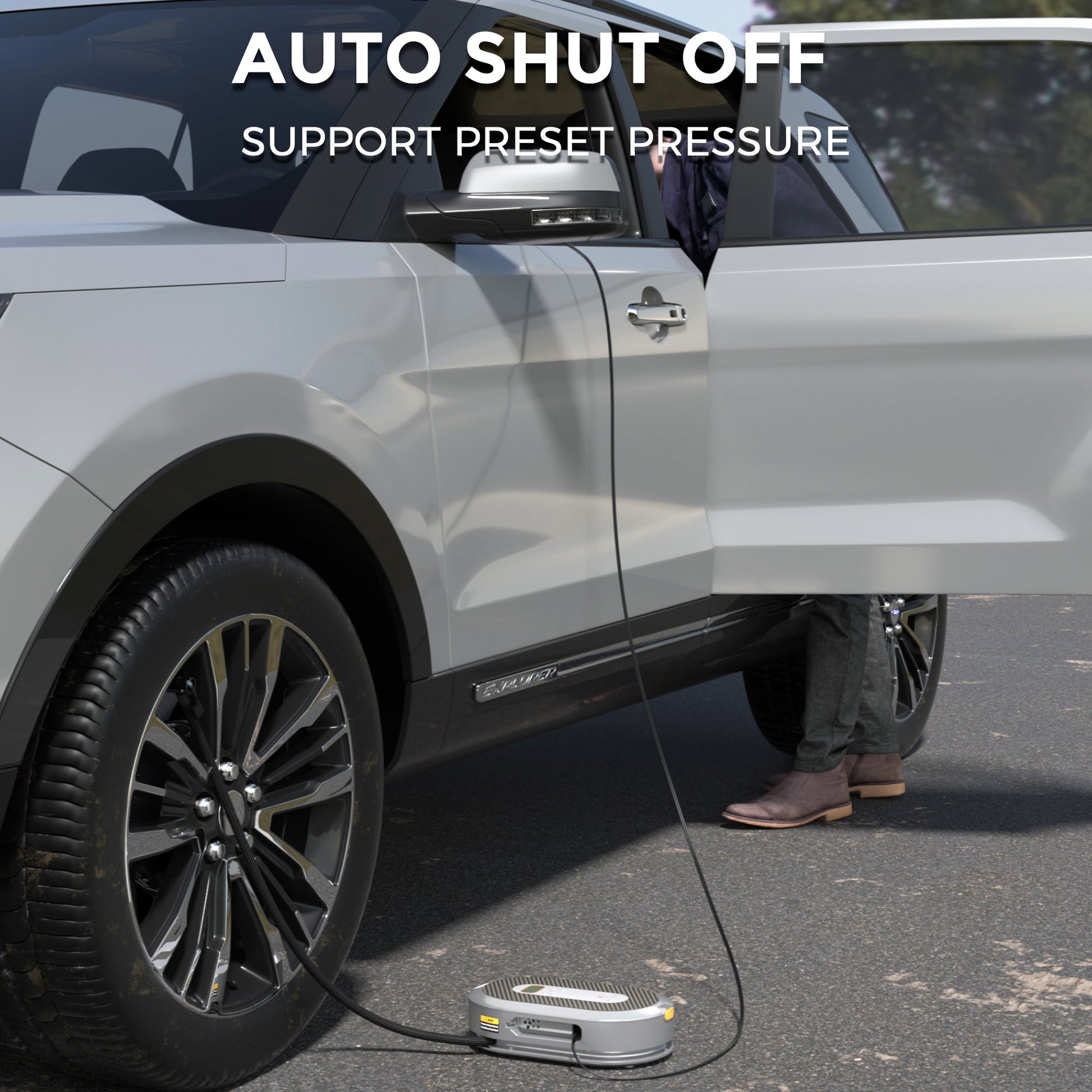 Retractable Car Tire Inflator - Tampa Home & Garden Store