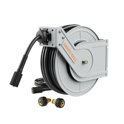Retractable Pressure Hose Reel-1/4in - Tampa Home & Garden Store