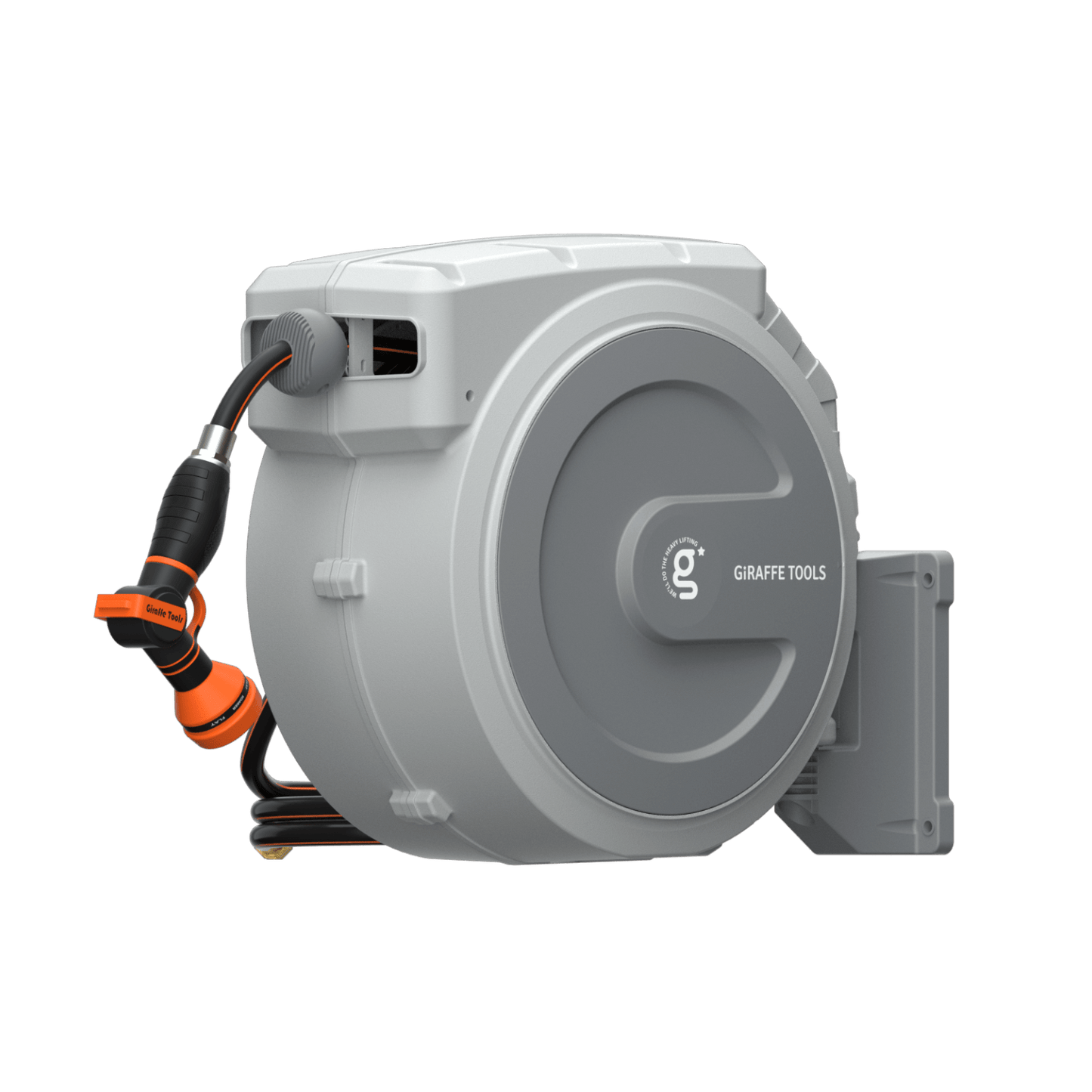 Enrouleur de tuyau d'arrosage rétractable 65 pieds à 155 pieds