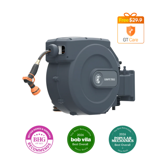 Retractable Garden Hose Reel-5/8 in-115ft