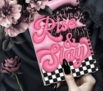 Retro Rise & Slay Lips Reusable Sticker Book, Boujie Vibe Sticker Album, Perfect Gift to Personalize for Sticker Collectors - Tampa Home & Garden Store
